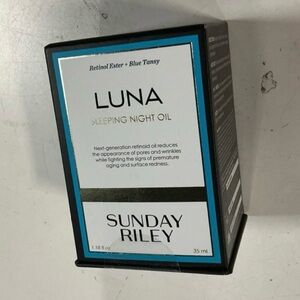 NEW $105 Sunday Riley Luna Retinol Sleeping Anti Aging Night Face Oil 1.18 Fl Oz